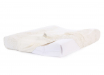 Housse de matelas à langer - gold bubble/ white - Nobodinoz