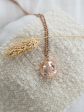 Collier Bola de grossesse Eva Pieds Rose Gold Proud Mama