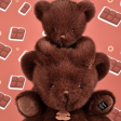 Ours en peluche Clémentin Marron Chocolat - 60 cm Histoire d'ours