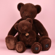 Ours en peluche Clémentin Marron Chocolat - 60 cm Histoire d'ours