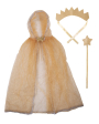 Ptit Clown déguisement kit princesse or enfant fête déguisée enfant