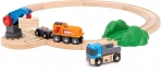 Circuit de train en bois - BRIO World Circuit de démarrage Transport de Fret - Pack A
