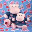 Peluche Hippopotame PINK MALLOW 20 cm Histoire d'ours