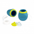 Gourde réutilisable BabySqueez' 180 ml 2 en 1 bleu Beaba