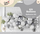 C&L Kit 50 ballons - argent