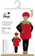 Ptit Clown déguisement fraise enfant 5/6 ans fête déguisée enfant
