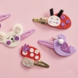 6 barrettes a creer - flower garden Janod 
