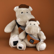 Peluche Hippopotame HELLO BROOK 20 cm Histoire d'ours