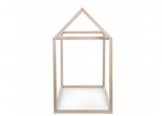 Lit cabane selon Montessori - Petite maison naturel - 70x140 - Childhome