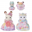 Sylvanian Families Les princesses robes à Fleurs