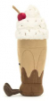Jellycat Peluche Amuseables Chocolate Milkshake chocolat