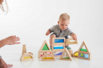 Cubes sensoriels en bois rainbow - 16 pièces - TicKit