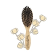 Brosse à cheveux en bois et poils de sanglier, petit modèle pour enfant