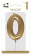 Bougie or - chiffre 0