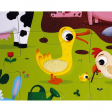 Puzzle tactile Les animaux de la ferme Janod