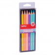 Lot de 6 Crayons jumbo aux couleurs pastel Apli