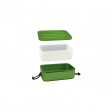 Boîte repas alu S vert avec insert silicone - Sigg