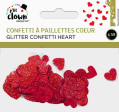 Ptit Clown confettis cœur table pack de 50 St Valentin