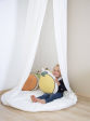 Ciel de lit et tapis de jeu blanc Childhome