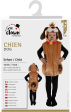 Ptit Clown déguisement chien enfant 3/4 ans costume enfant