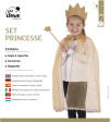 Ptit Clown déguisement kit princesse or enfant fête déguisée enfant