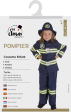 Ptit Clown déguisement pompier enfant 10-12 ans déguisement enfant
