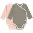 Bodys Bébé (Lot de 2) - Manches Longues GOTS Cozy Colors, rose poudré Lassig