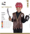 Ptit Clown déguisement pirate enfant taille unique carnaval halloween