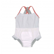 Maillot couche de bain Rayures corail Lassig