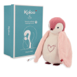 Peluche veilleuse manchot Rose Kaloo
