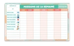 Memoniak Missions de la semaine à aimanter sur le frigo