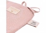 Tour de lit en coton BIO - White bubble/Misty pink - Nobodinoz