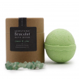 Bombe de Bain avec Bracelet en Gemme - Aventurine Verte