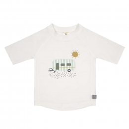 T-shirt Anti-UV Manches Courtes Caravane Blanc Lassig