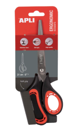 Ciseaux de bureau ergonomique 21 cm Apli