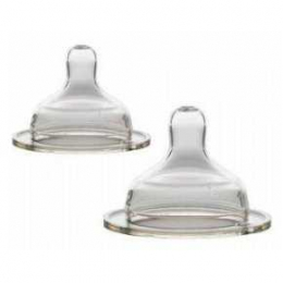 Tétines Biboz 0m+  pour biberons à col large - Béaba