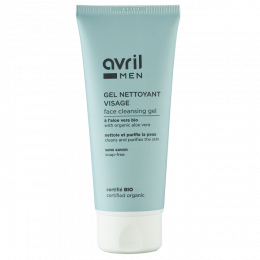 Gel nettoyant visage homme 100 ml – certifié bio