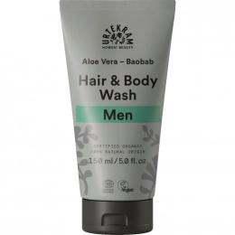 Gel douche cheveux et corps Men Urtekram