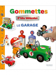 Gommettes P'tits véhicules Le garage Fleurus