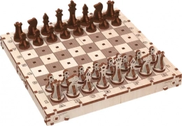 Mr Playwood - Jeu d'échecs Crée ton jeu d'échecs en bois Gigamic