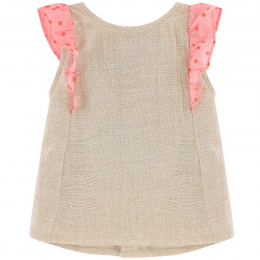 Tunique beige à volants - Maelis - Les Tartempois - Moulin roty