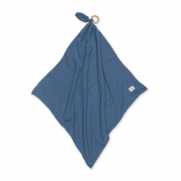 Tetra Swaddle 70x70cm Gaze de coton Bleu mineral Bemini