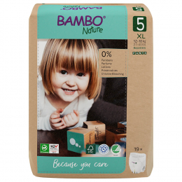 Culottes d'apprentissages jetables écologiques - Junior (12-20kg) - Bambo Nature