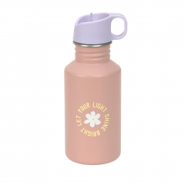 Gourde  inox  Sunny Explorer rose lilas 500 ml Lassig