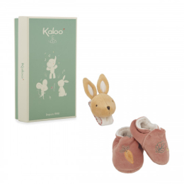 Coffret chaussons et bracelet sonores lapin Kaloo