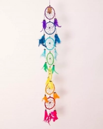 Attrape-rêves Chakra arc-en-ciel 75cm