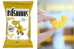 BIOSAURUS - chips de mais au fromage BIO - 50g - vegan sans gluten