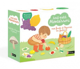 Coffret fruits et légumes Montessori tout petit Nathan