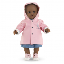 Ciré Réversible Week-end à Paris pour poupon 30 cm Corolle