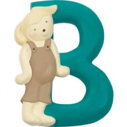 Lettre résine B agneau - Moulin Roty